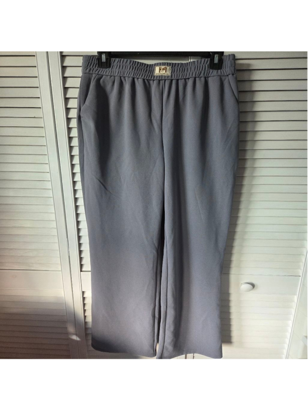 Women's GlamorEase Gray Trousers L